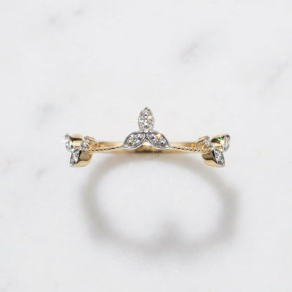 Entwined Flower Ring