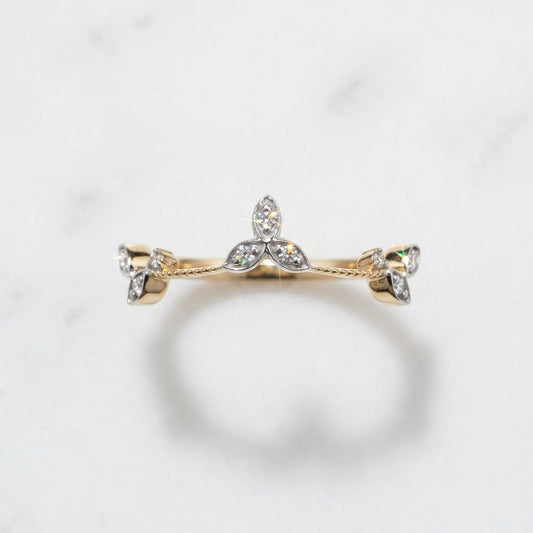 Entwined Flower Ring