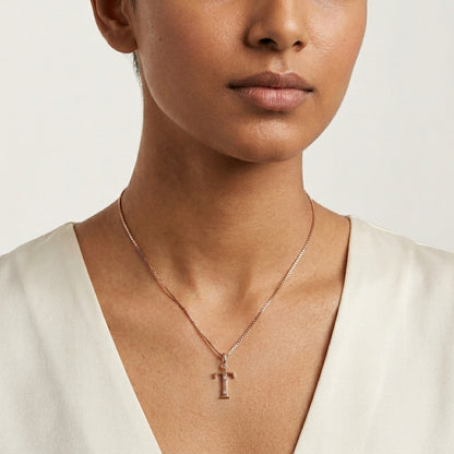Gold Initial "T" Pendant