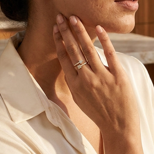 Heart Arrow Ring