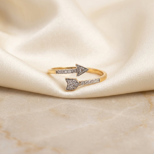 Heart Arrow Ring