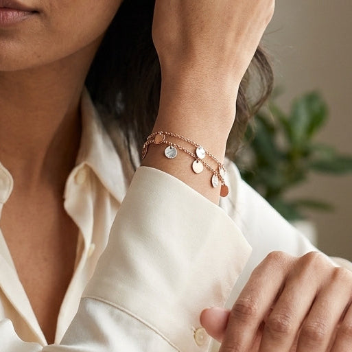 Minimalist Disc Bracelet