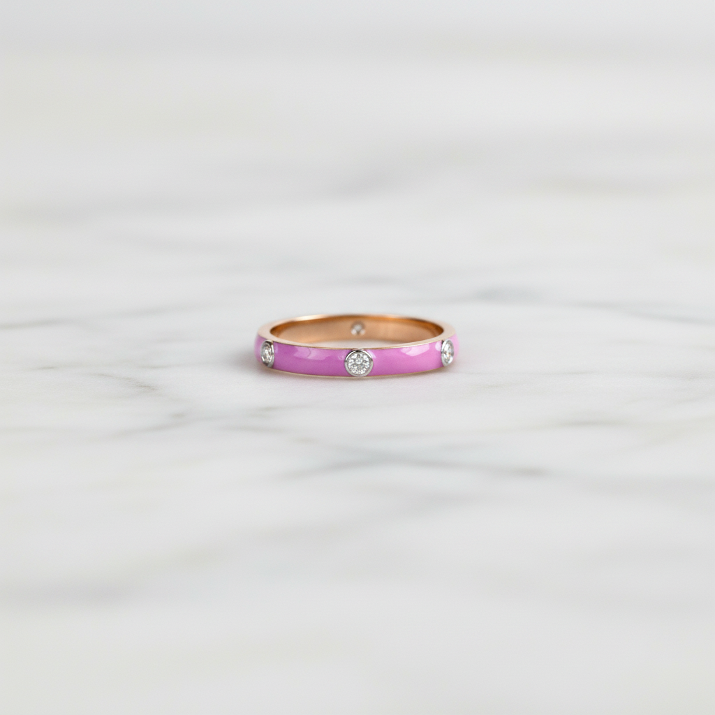 Pink Band Ring