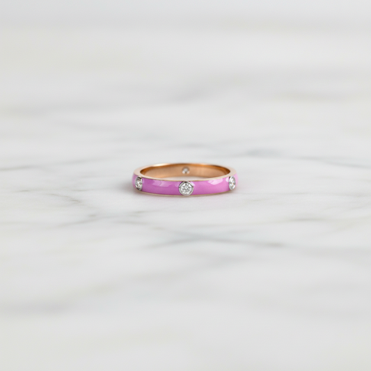 Pink Band Ring
