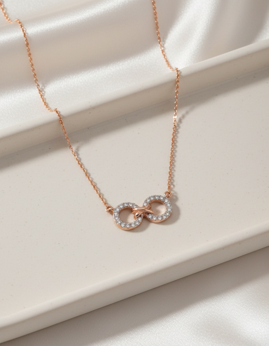 Diamond Duo Necklace