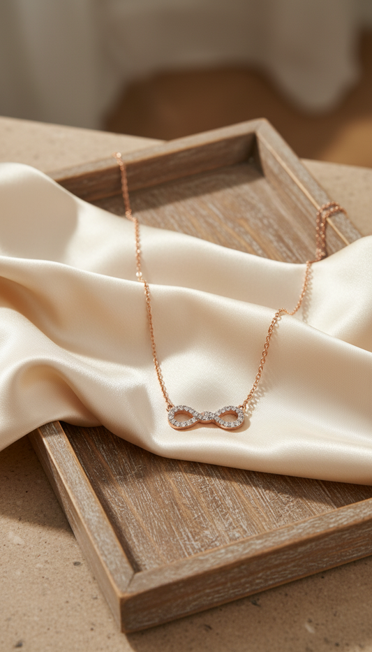 Diamond Infinity Necklace