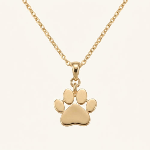 Paw Gold Pendant