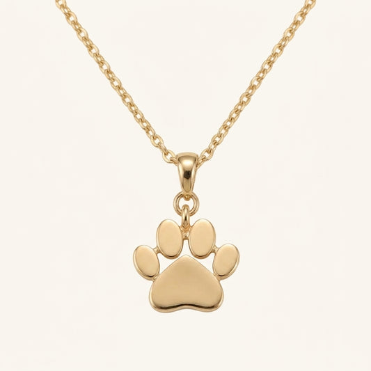 Paw Gold Pendant