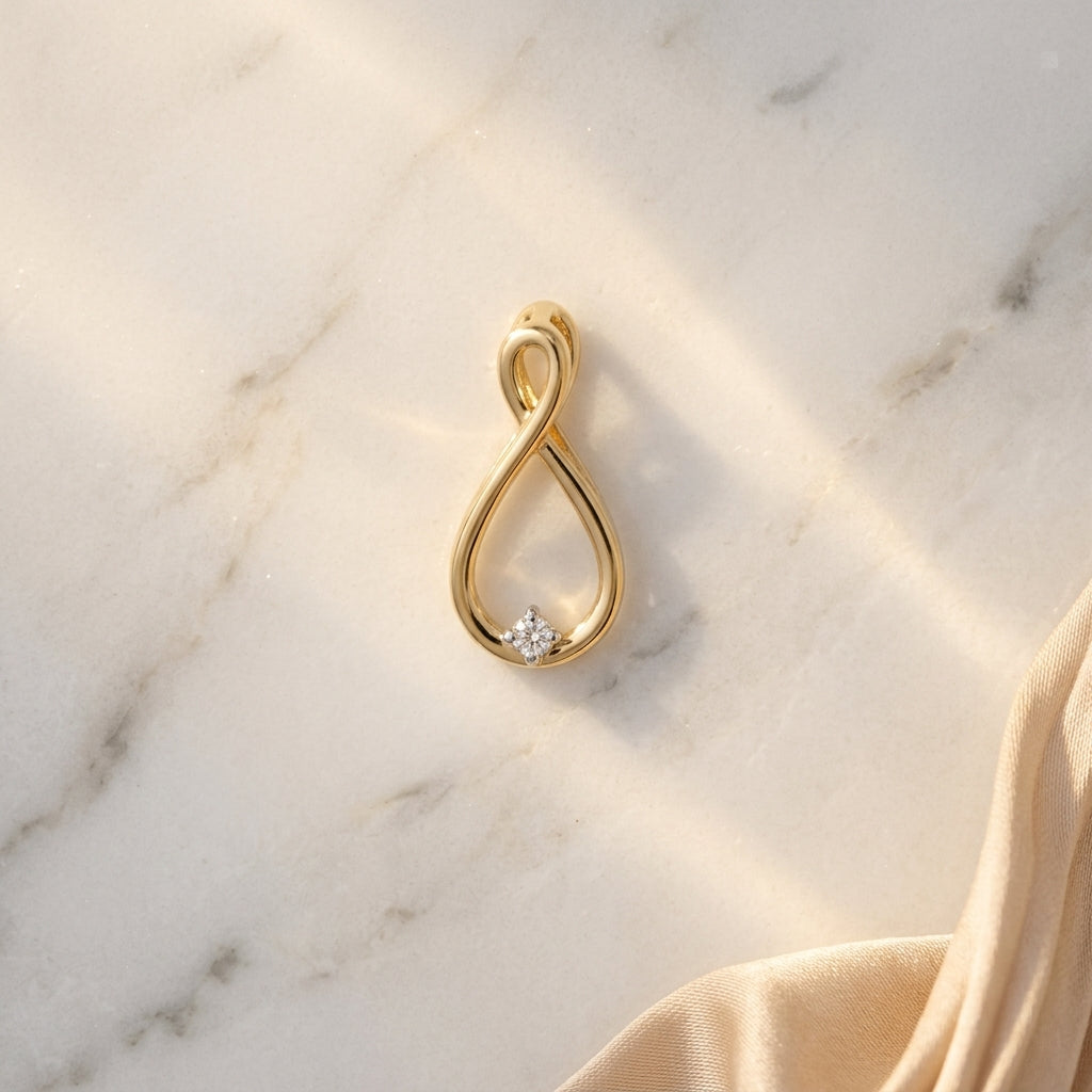 Infinity Diamond Pendant