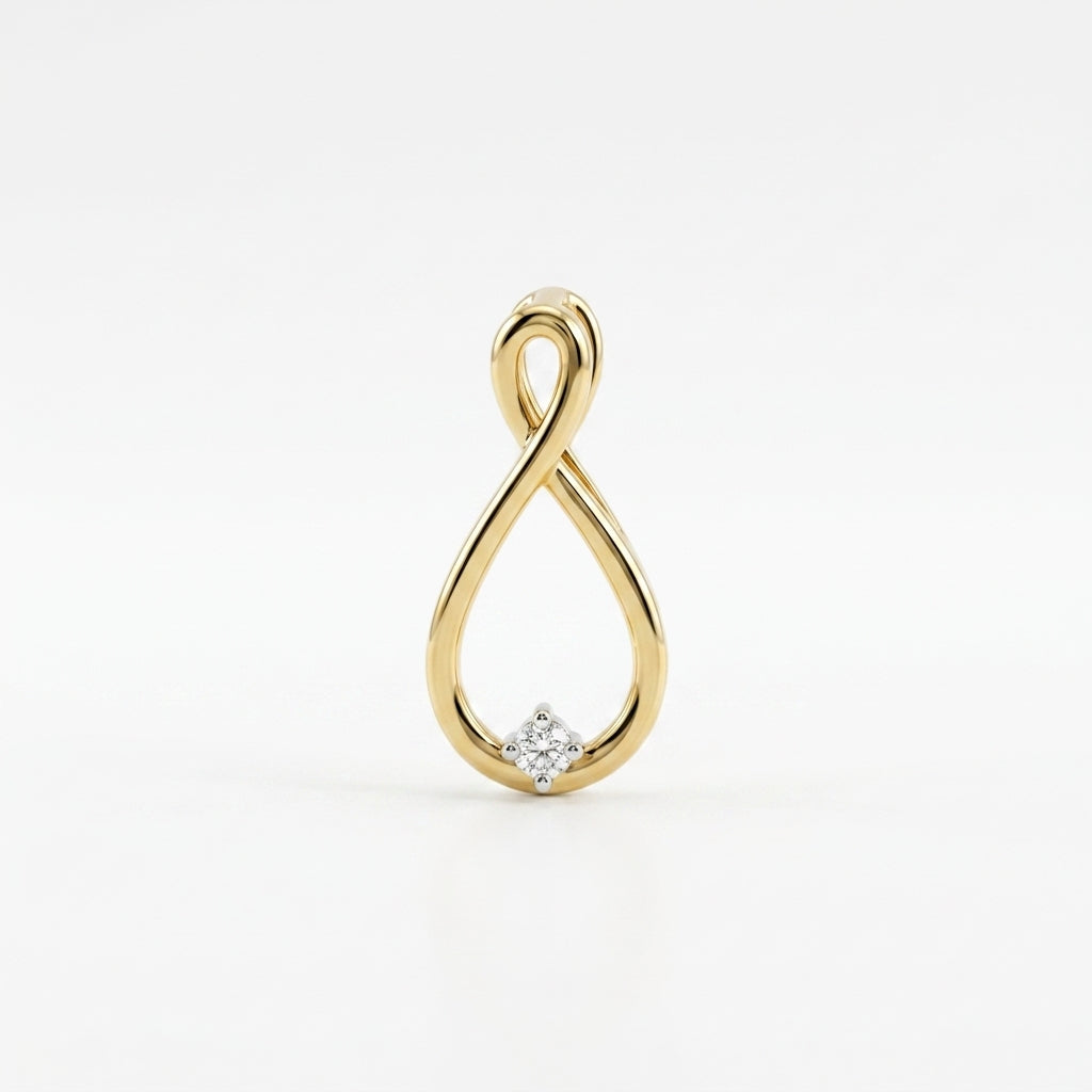 Infinity Diamond Pendant