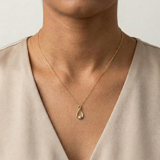 Infinity Diamond Pendant
