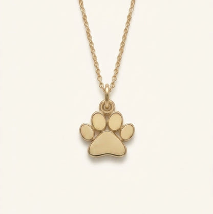 Paw Gold Pendant