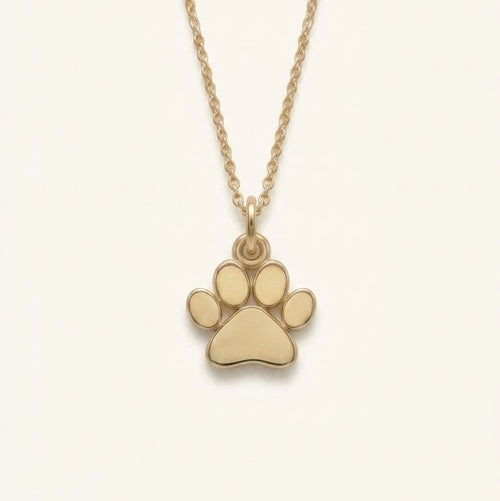 Paw Gold Pendant