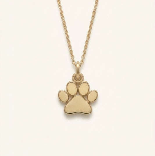 Paw Gold Pendant