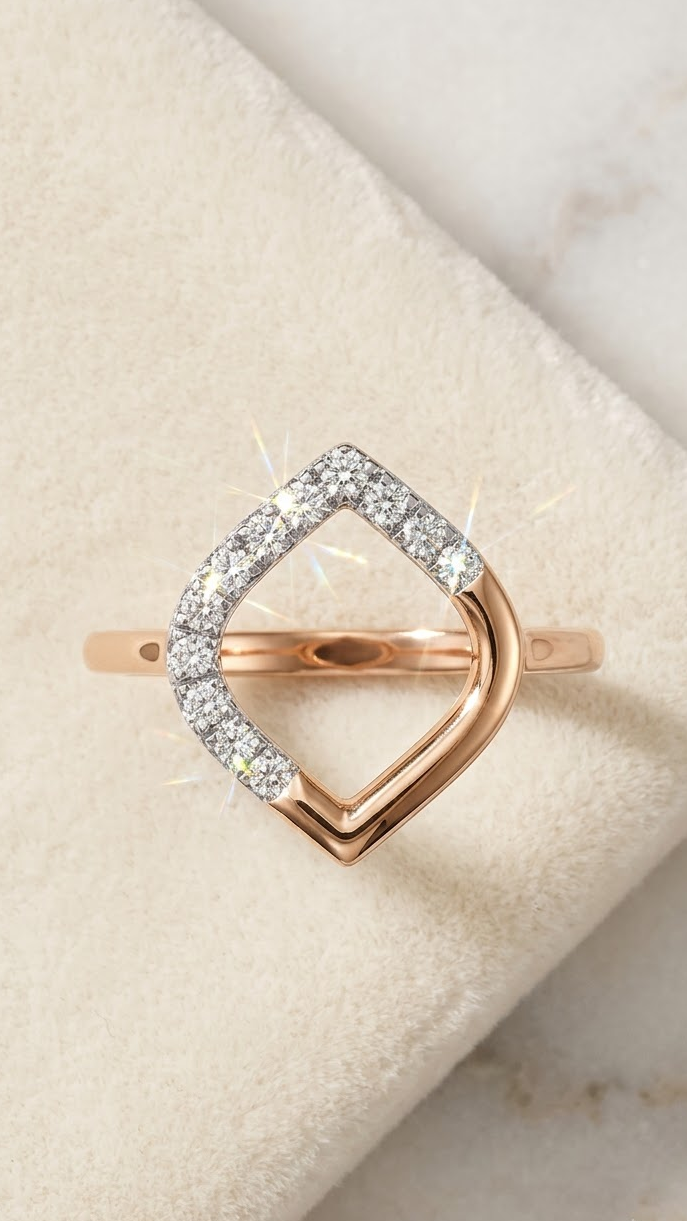 Open Diamond Ring