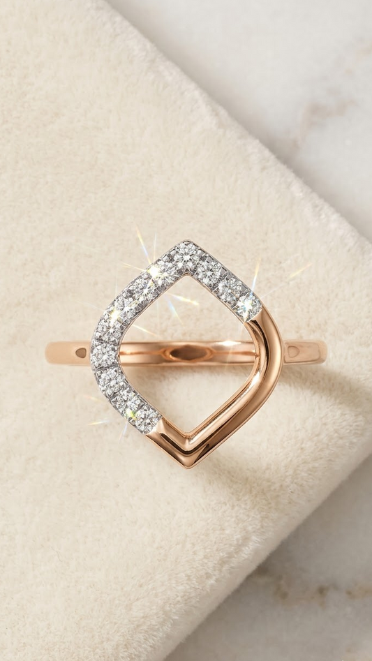 Open Diamond Ring