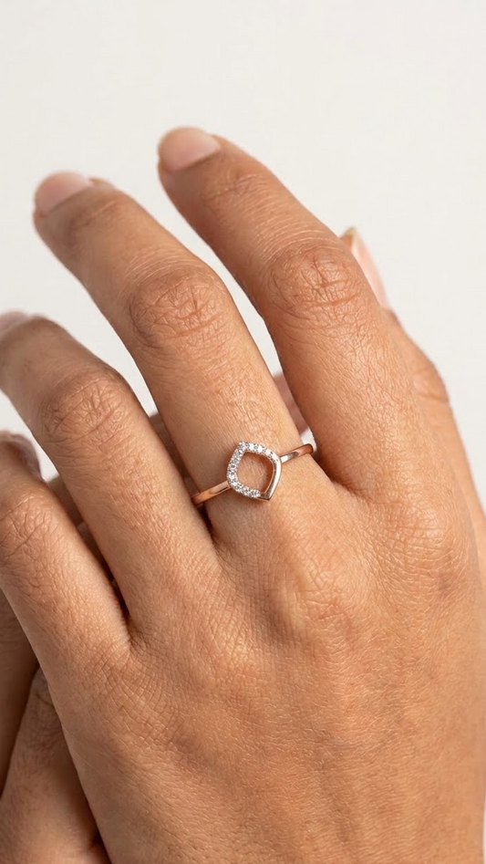Open Diamond Ring