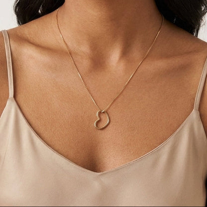 Minimal Heart Pendant