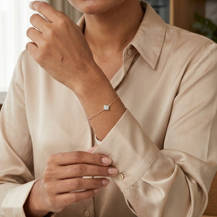 Single Diamond Bracelet