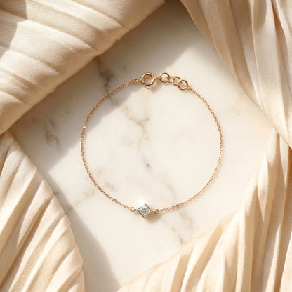 Single Diamond Bracelet