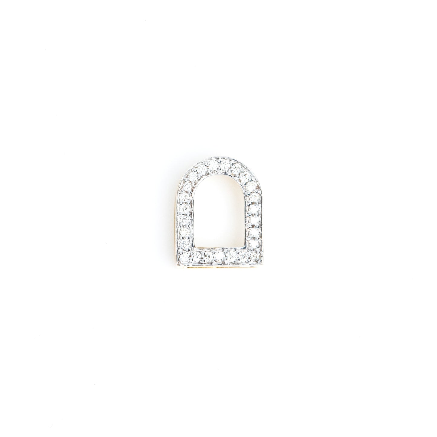 Caratly 18kt gold Door Diamond Pendant with 0.10ct diamond archway design minimalist necklace under Rs. 30,000