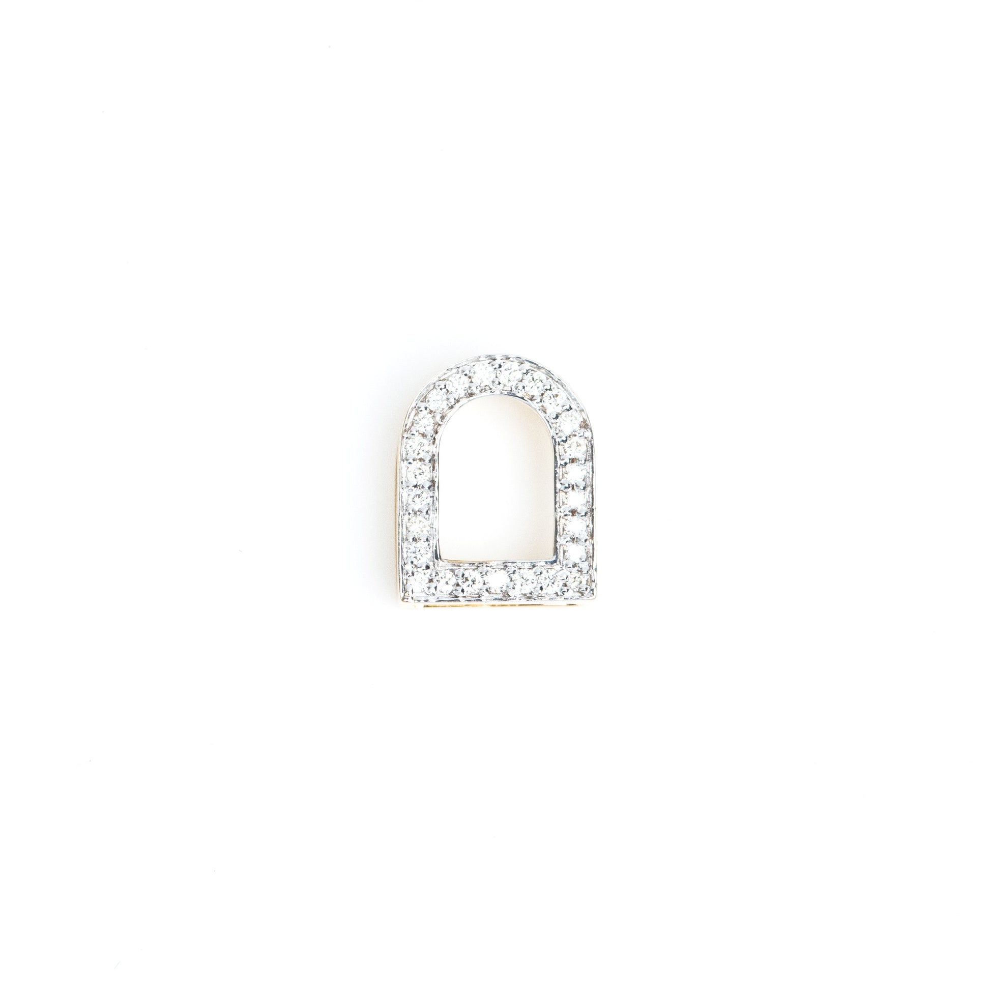 Caratly 18kt gold Door Diamond Pendant with 0.10ct diamond archway design minimalist necklace under Rs. 30,000